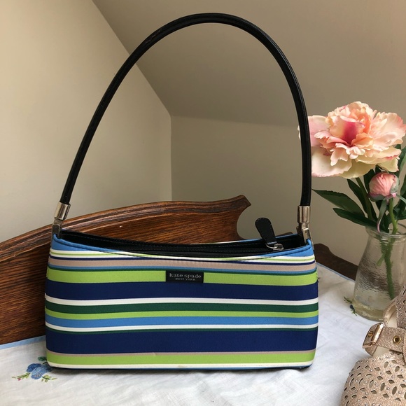 kate spade Bags Copy Kate Spade Green And Blue Box Purse Poshmark